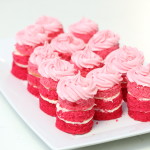 Layered Pink Cakes